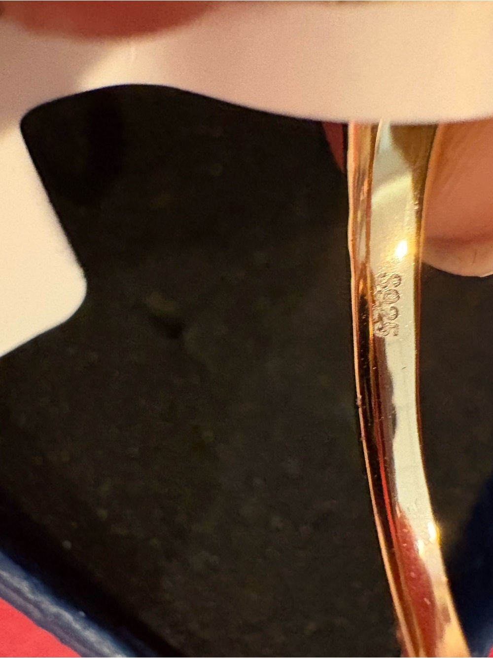 Gold-Tone Moissanite Ring in Clear 1 Carat Size 9 - Picture 3 of 5